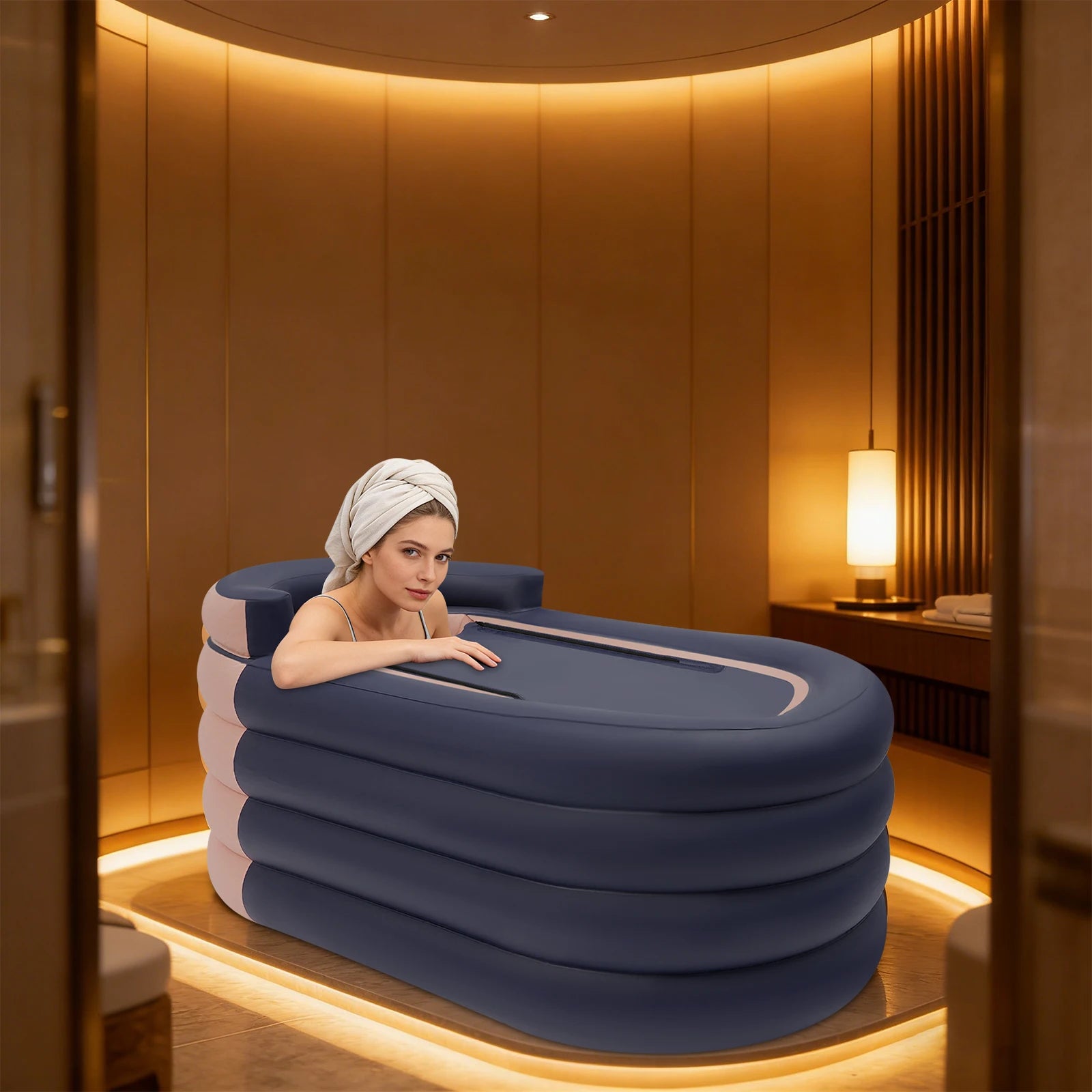 Inflatable Adult Bathtub with Electric Air Pump