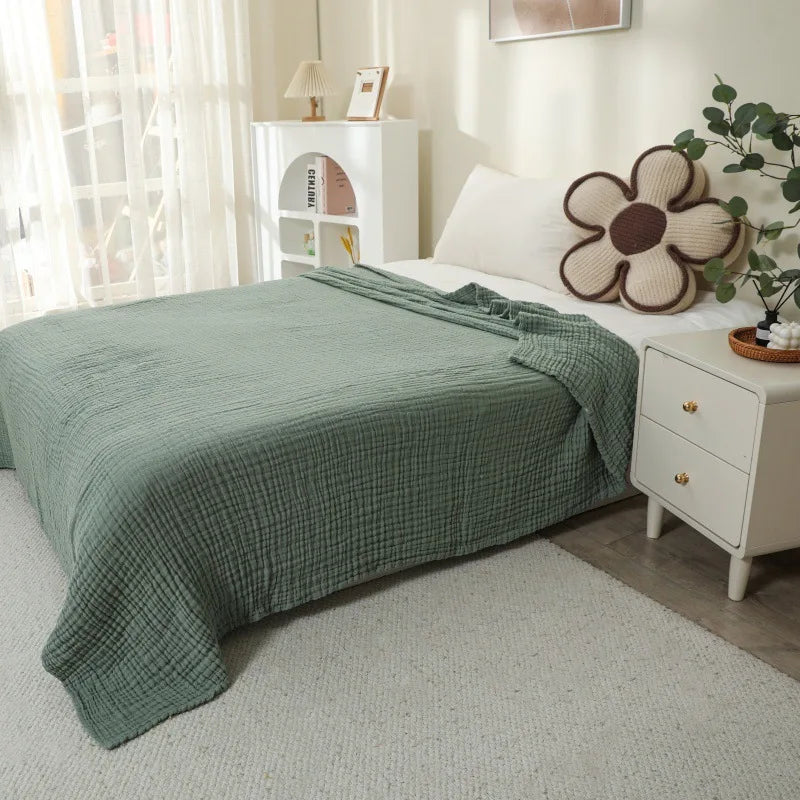 Japan Cotton Muslin Blanket Natural Summer Cool