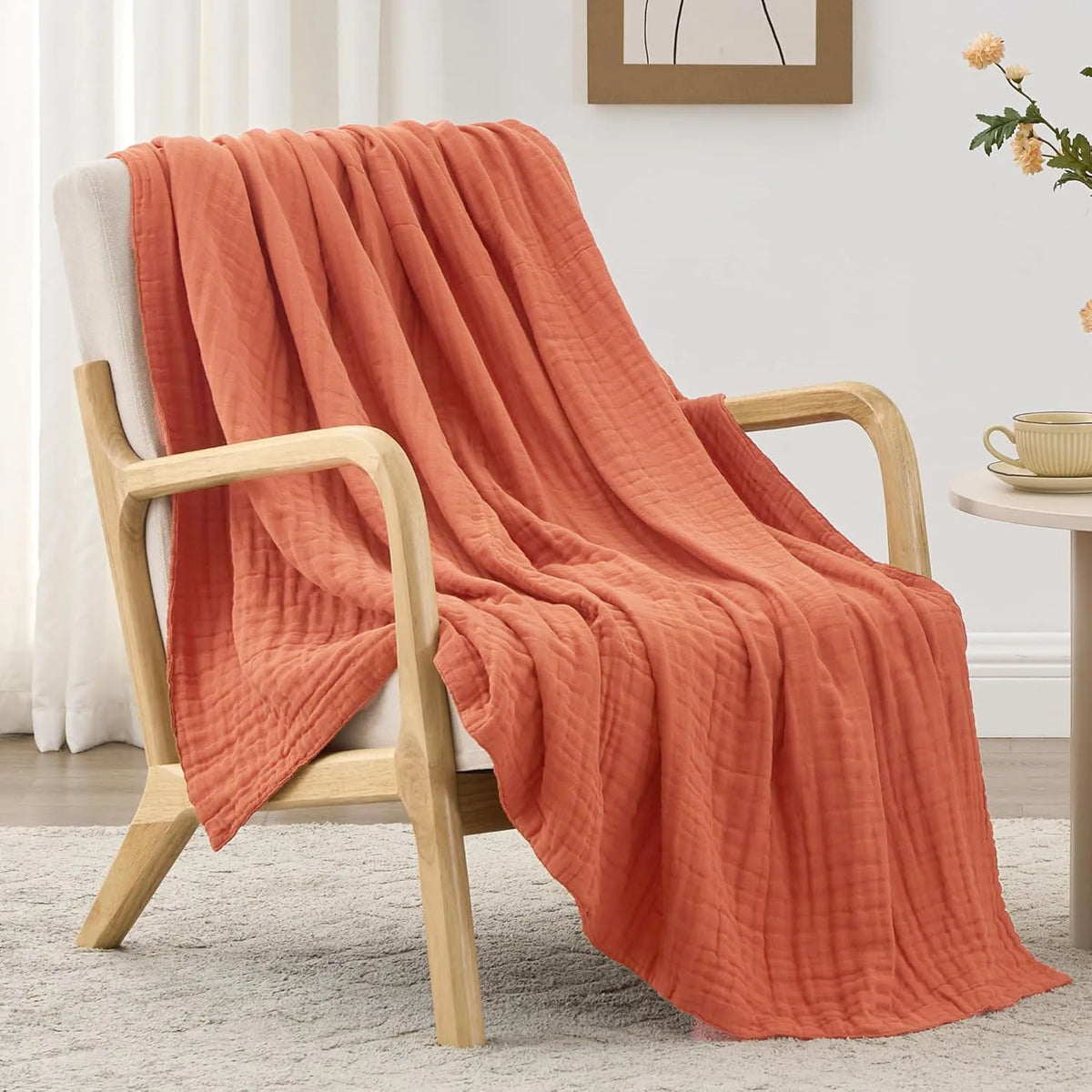 100% Cotton Muslin Blanket