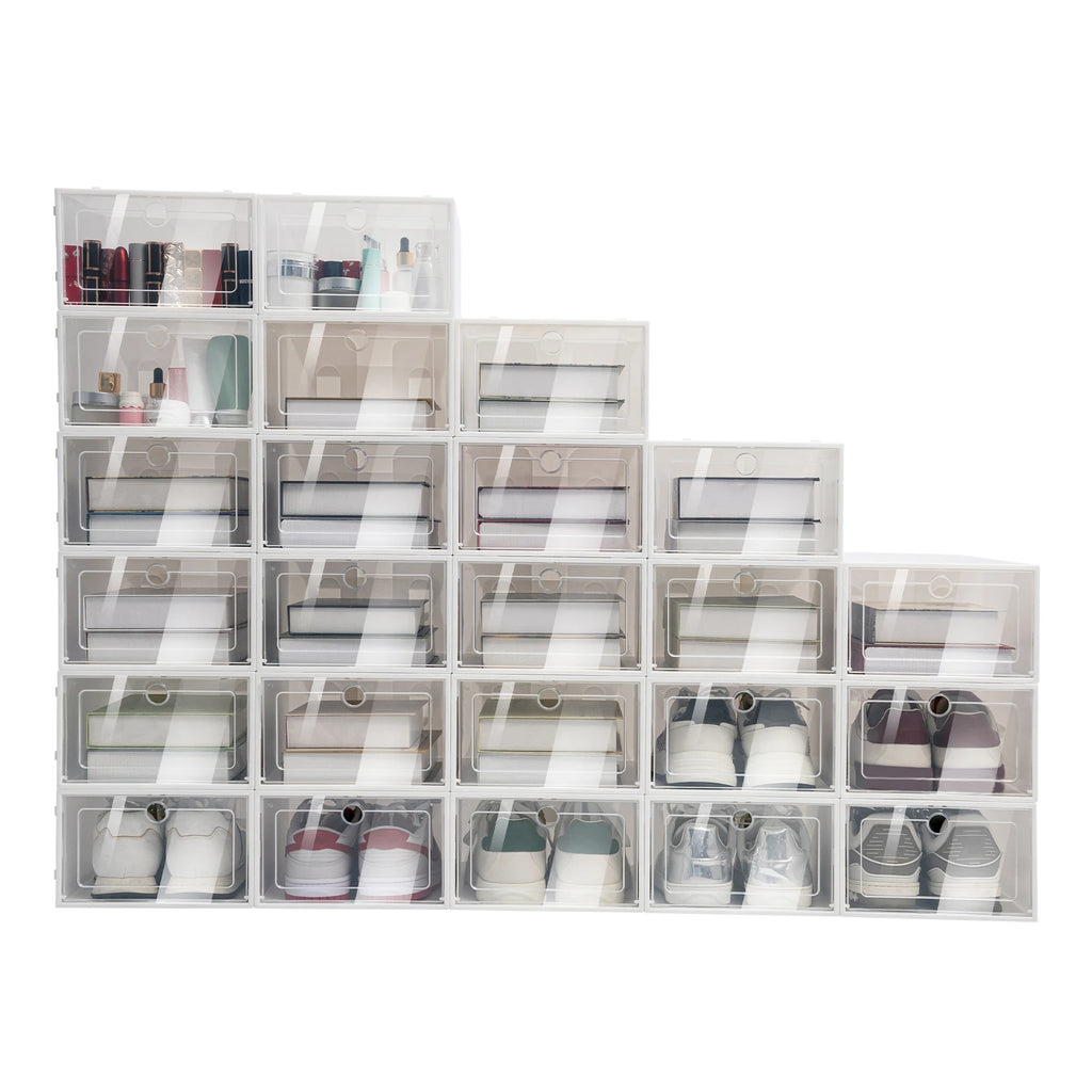 20PCS/24PCS Foldable Flip Shoe Boxes