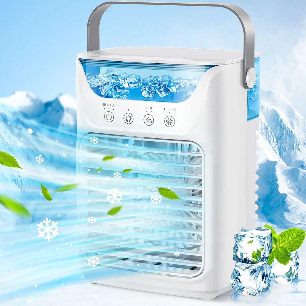 Fan Portable Air Cooler Fan with 700ml Water Tank