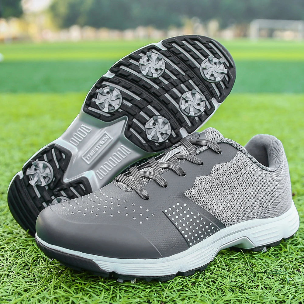 New Golf Shoes Men Spikes Golf Sneakers Anti Slip Walking Footwear
