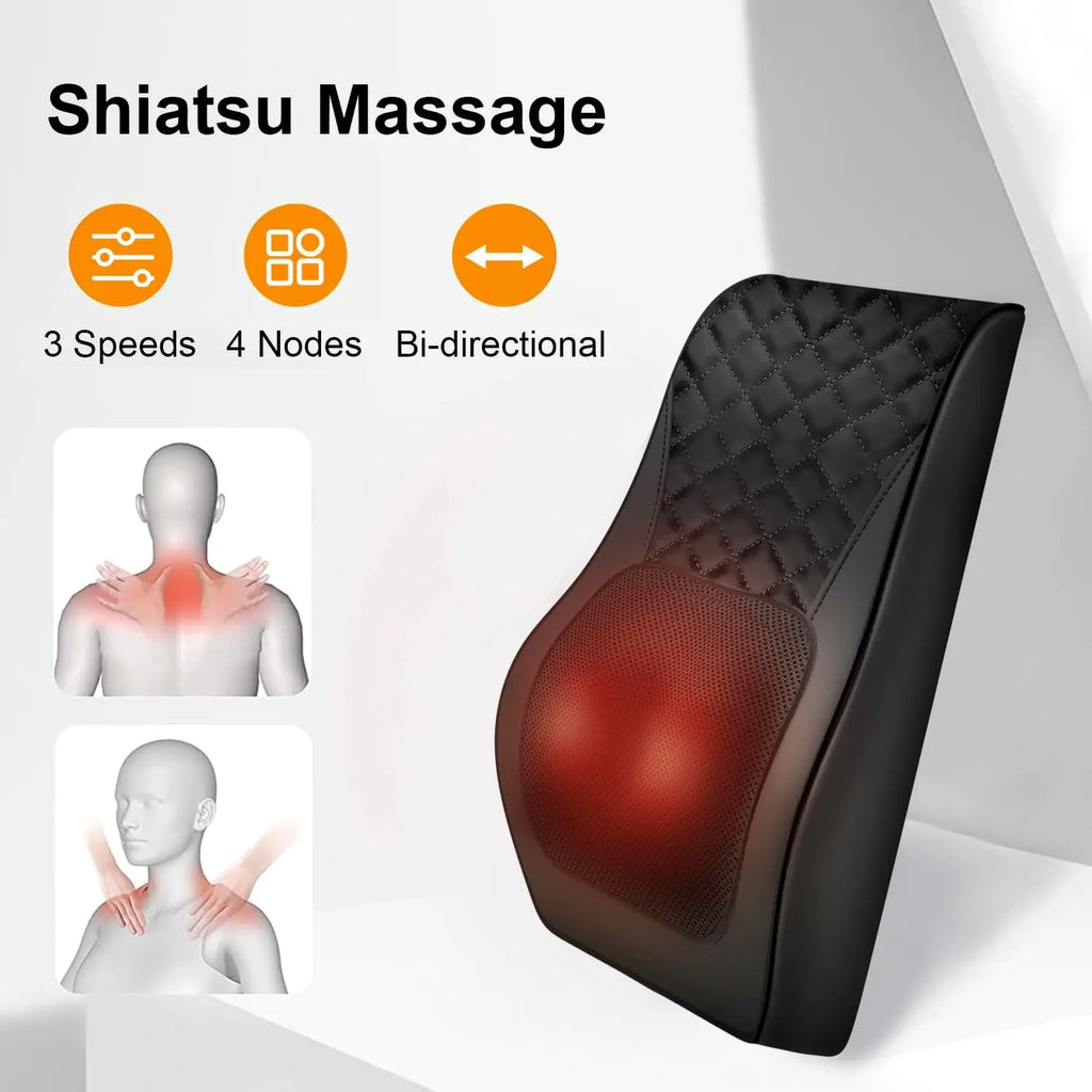 3D Kneading Massage Pillow for Neck and Back, Shoulder with heat