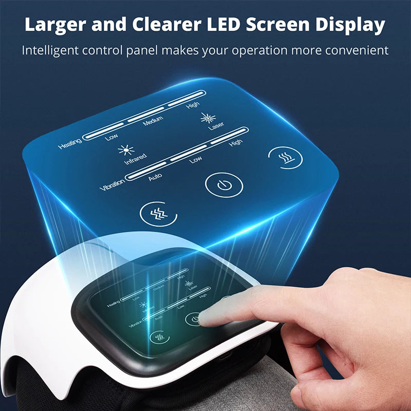 Electric Wireless Heating Massage Knee Pad