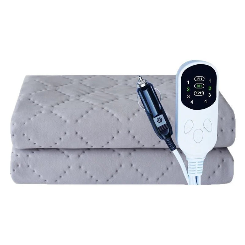 12V Car Electric Heating Blanket Plush