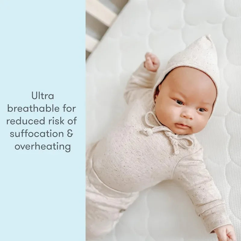 Crib Mattress and Toddler Bed - Ultra-Breathable Proven to Reduce Suffocation