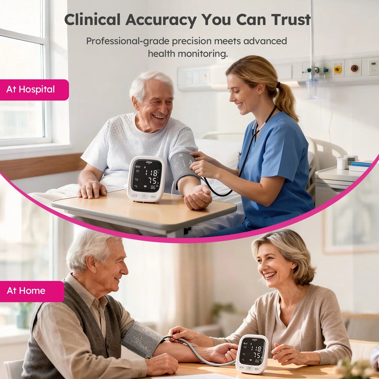 Upper Arm Blood Pressure Monitors for Home Use