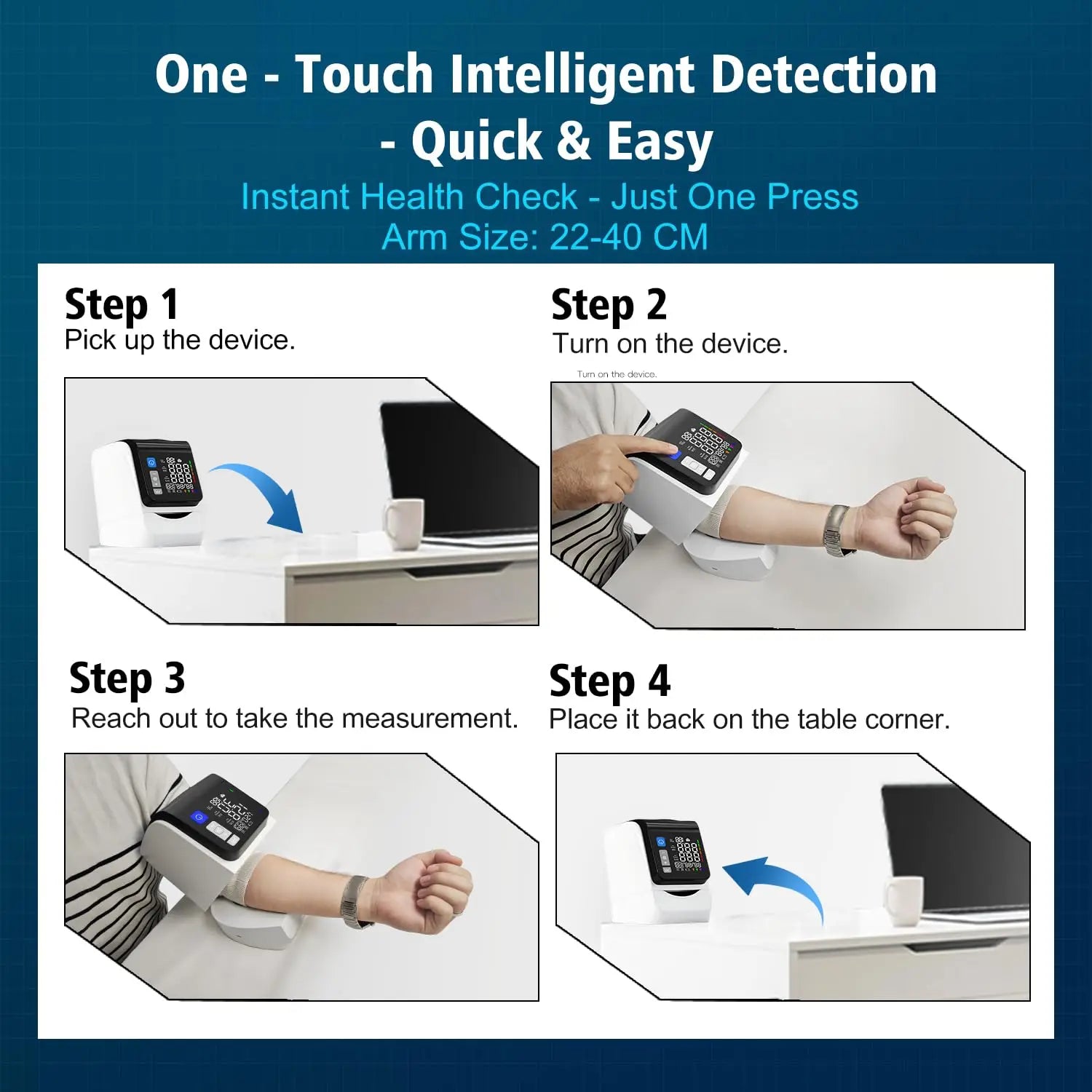 Automatic Cuffless BP Monitor