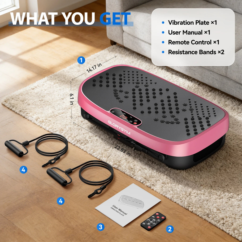 Magnetic Vibration Plate Exercise Machine