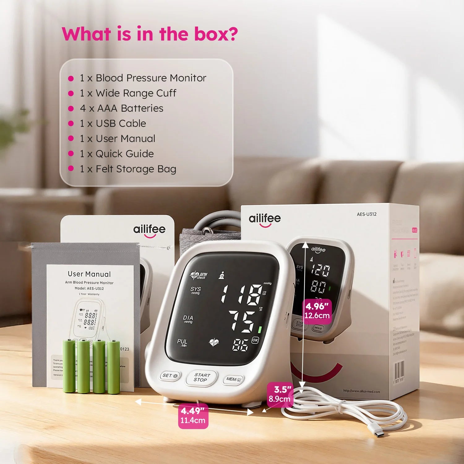Upper Arm Blood Pressure Monitors for Home Use