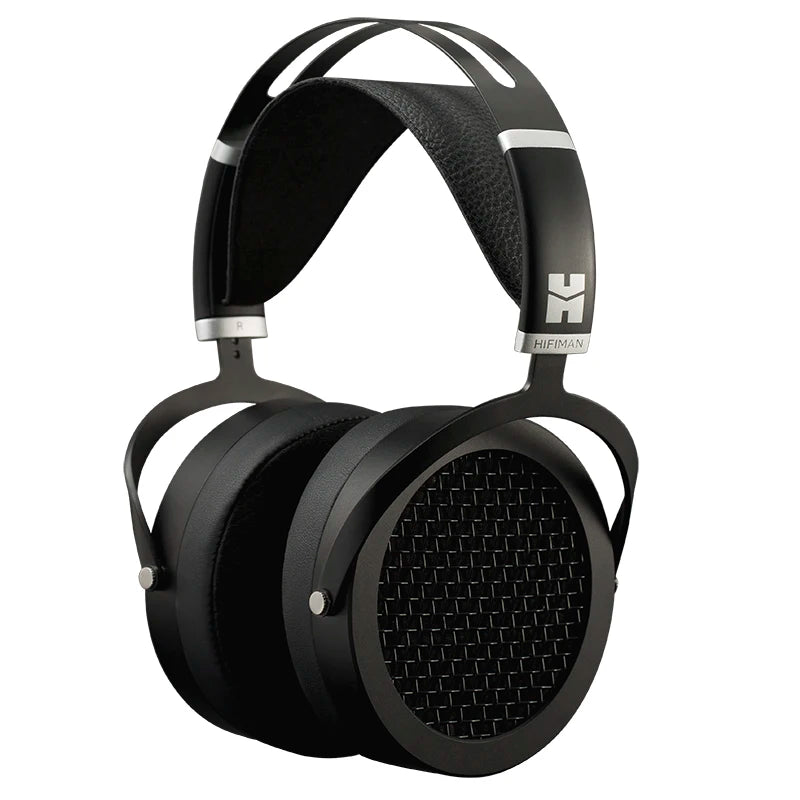 Over-Ear Full-Size Planar Magnetic Headphones (Black) with High Fidelity Design Metal Casing
