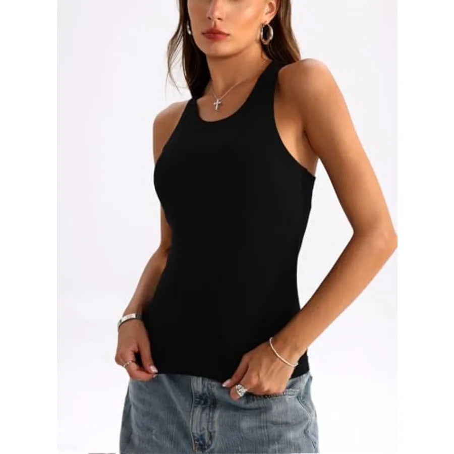 Racerback Tank Tops with Built in Bra