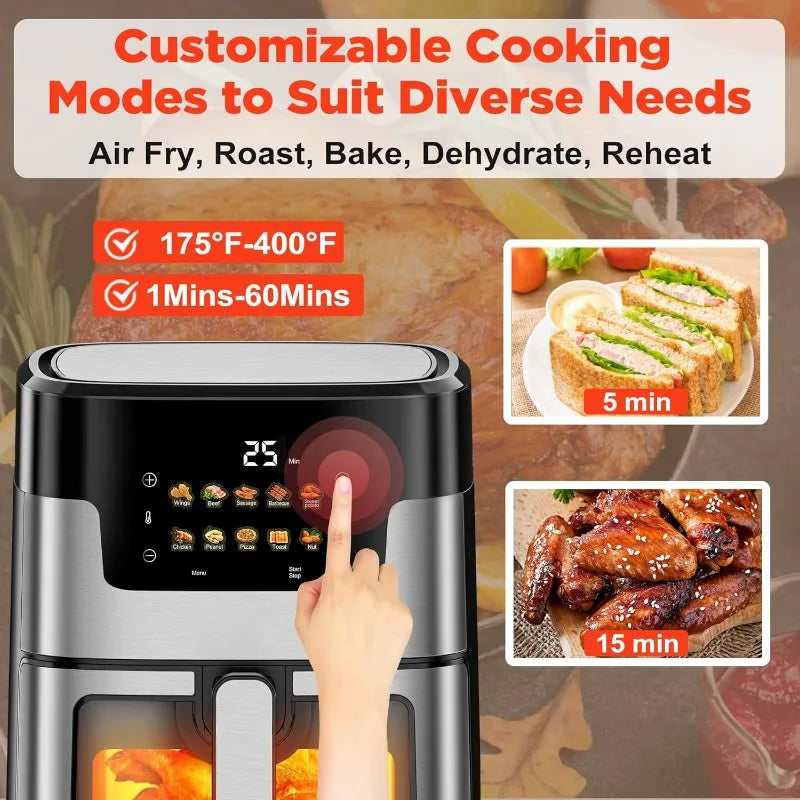 Household Air Fryer Anti Scald Handle