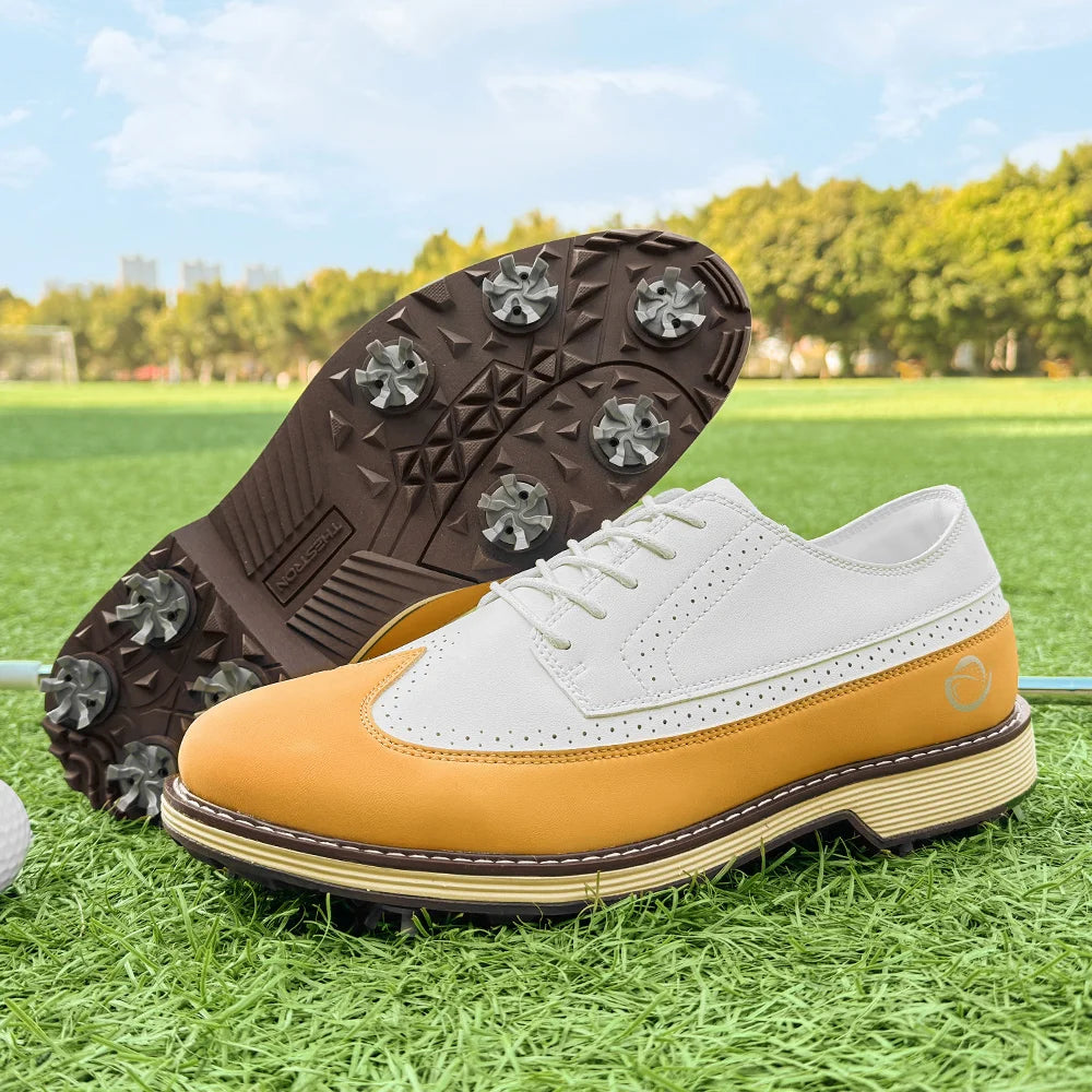 New Golf Shoes Spikes Men Golf Sneakers