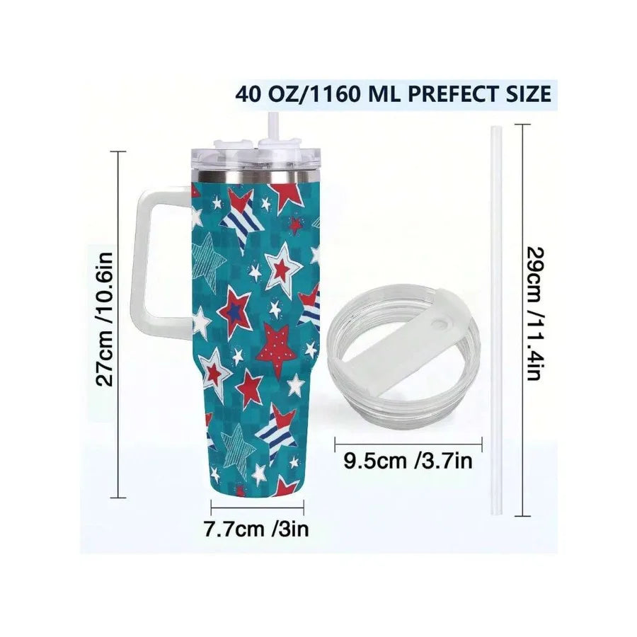 40oz Stainless Steel Tumbler - Double Wall Insulated Travel Mug