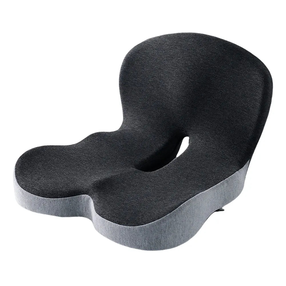 Memory Foam L-Shaped Integrated Seat Cushion with Lumbar Support
