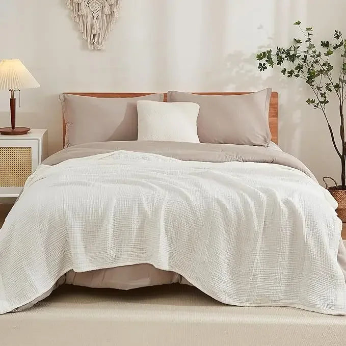 Gauze Cotton Baby Blanket Thickened Soft Absorbent