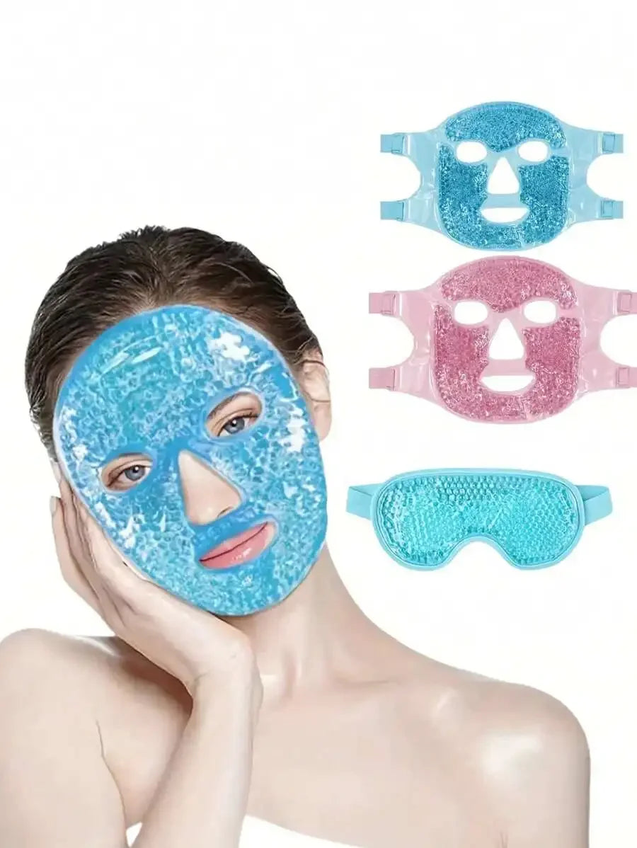Reusable Gel Bead Facial Mask And Eye Mask