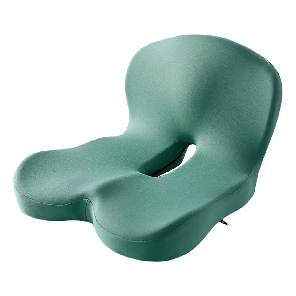 Memory Foam L-Shaped Integrated Seat Cushion with Lumbar Support