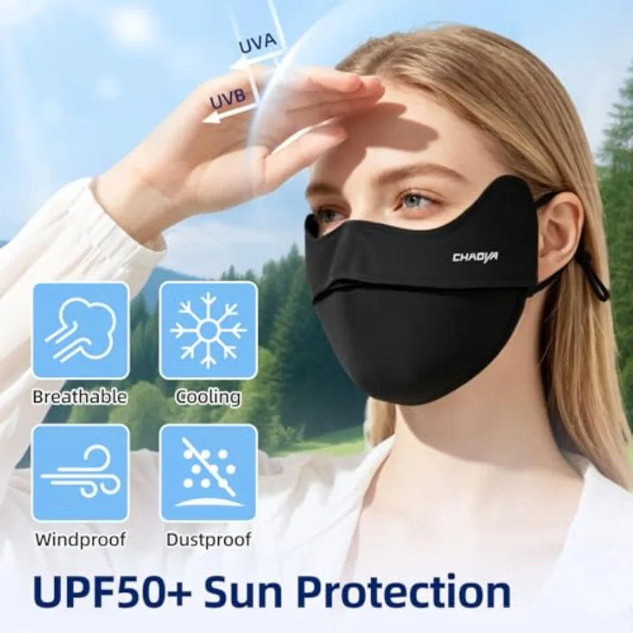 Face cover for sun protection