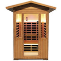 Outdoor Double Cedar Infrared Sauna Room