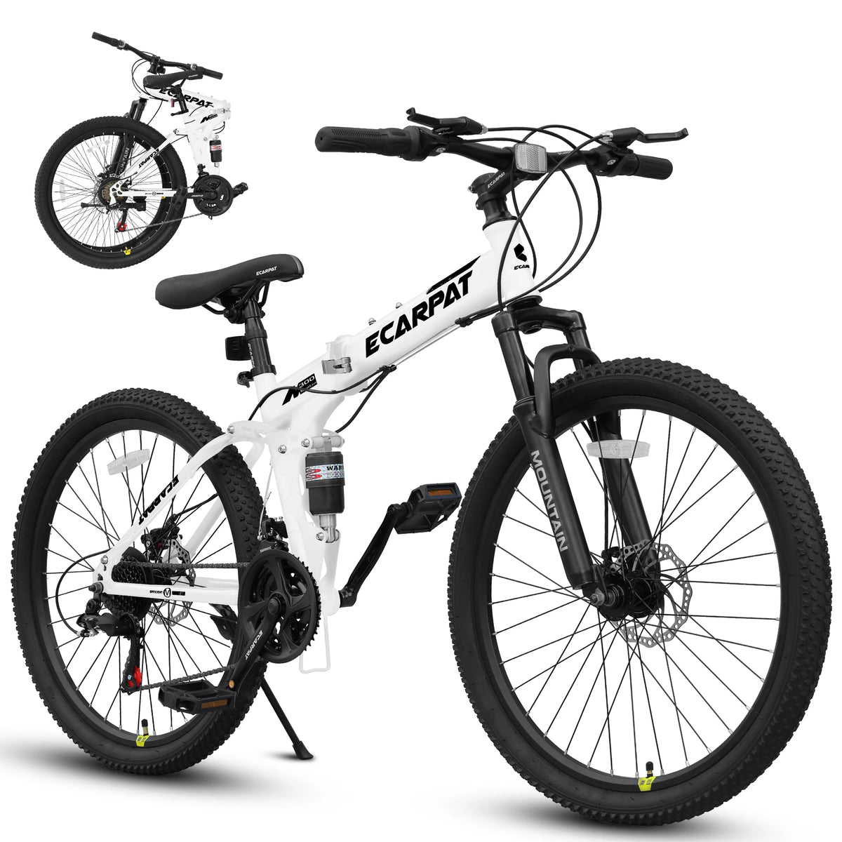 26 Inch Folding Mountain Bike,
