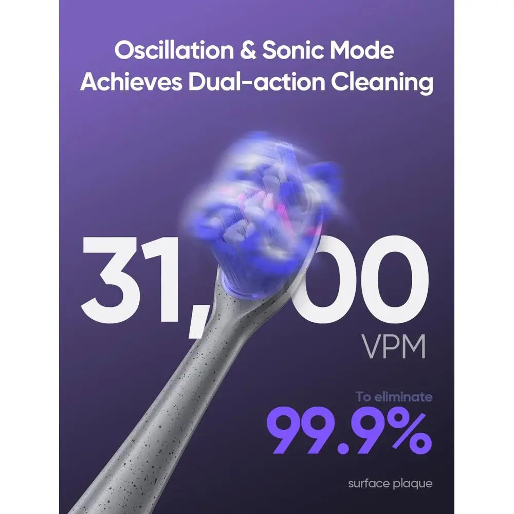 Adults' Electric Toothbrush with Blue Light Whitening,
