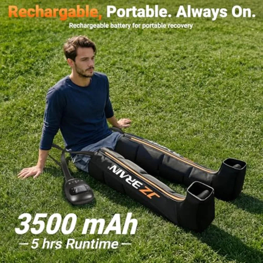 Leg compression massager for circulation recovery