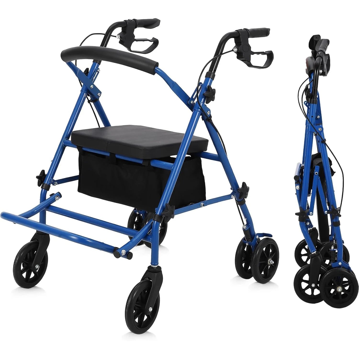 All Terrain Walkers, Foldable Aluminum Walkers Adjustable Height