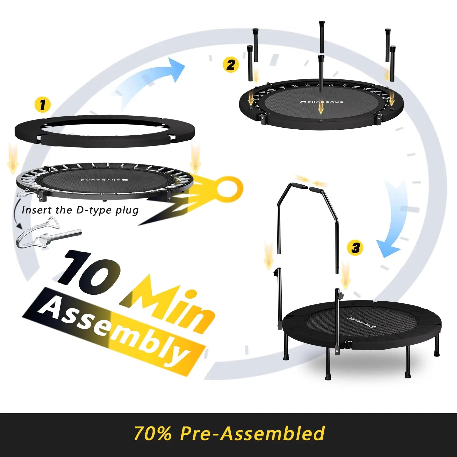 Rebounder Trampoline for Adults
