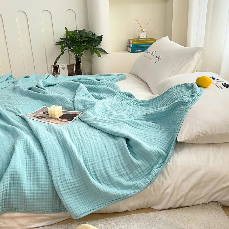Japan Cotton Muslin Blanket Natural Summer Cool
