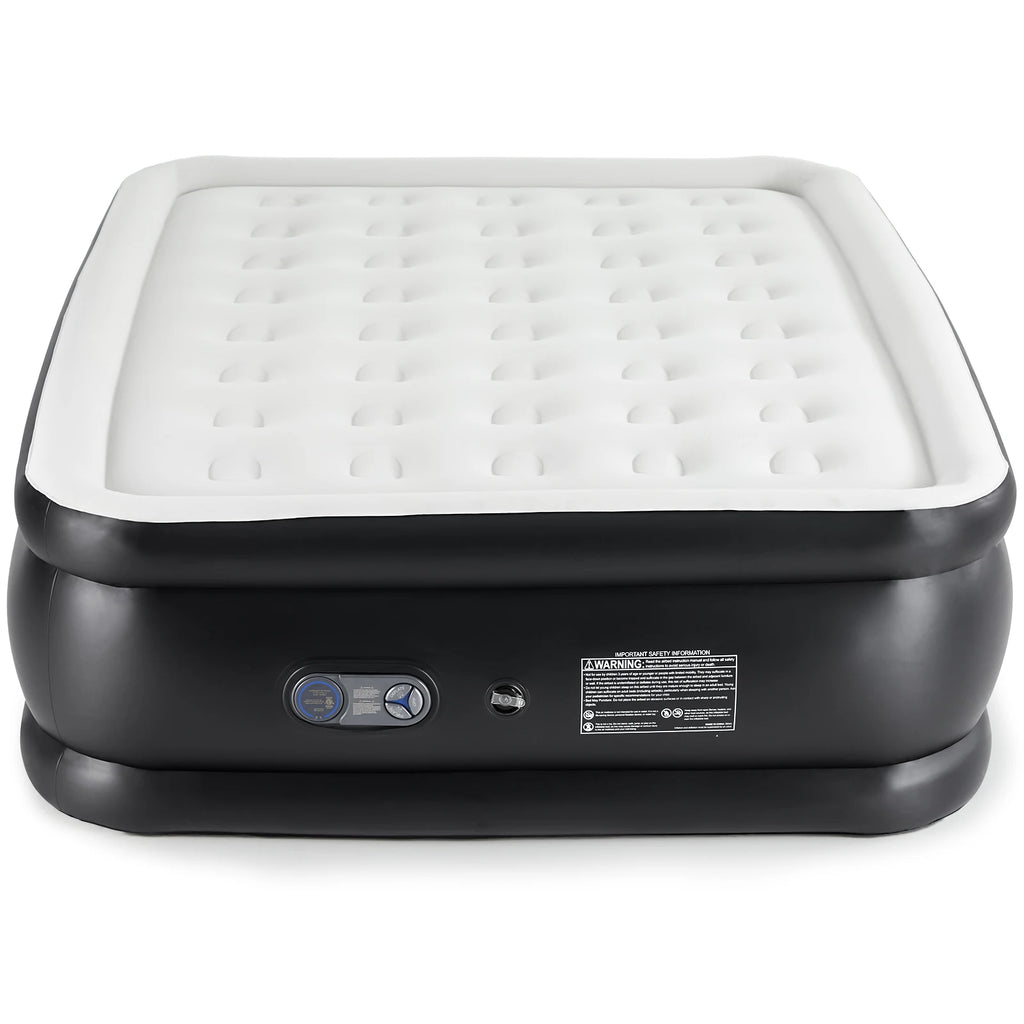 Air Mattress with Built in Pump Weight Capacity 660 lbs Non-Slip Bottom Soft Bed