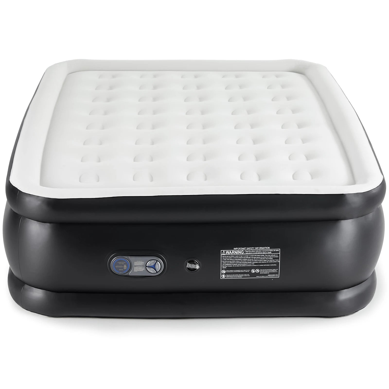 Air Mattress with Built in Pump Weight Capacity 660 lbs Non-Slip Bottom Soft Bed