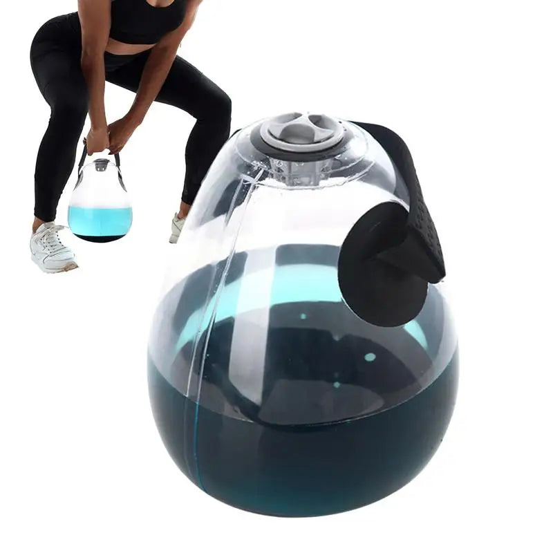 Fitness Inflatable Water Kettlebell Weighted Aqua Ball