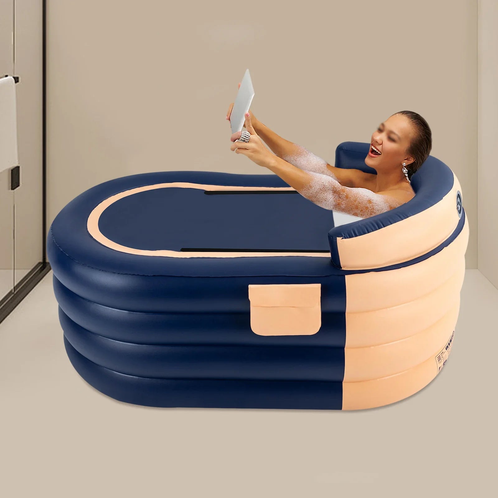 Inflatable Bathtub Portable Blow Up Hot Tub