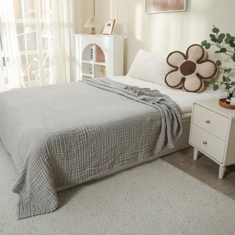 Japan Cotton Muslin Blanket Natural Summer Cool