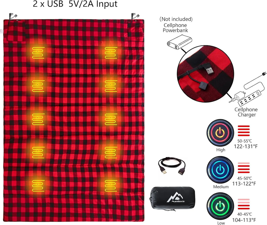 Heated Sleeping Bag pad,