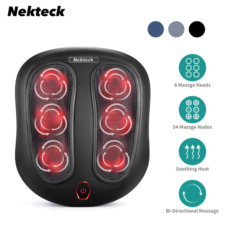 Electric Foot Massager with Heat Compress Deep Kneading