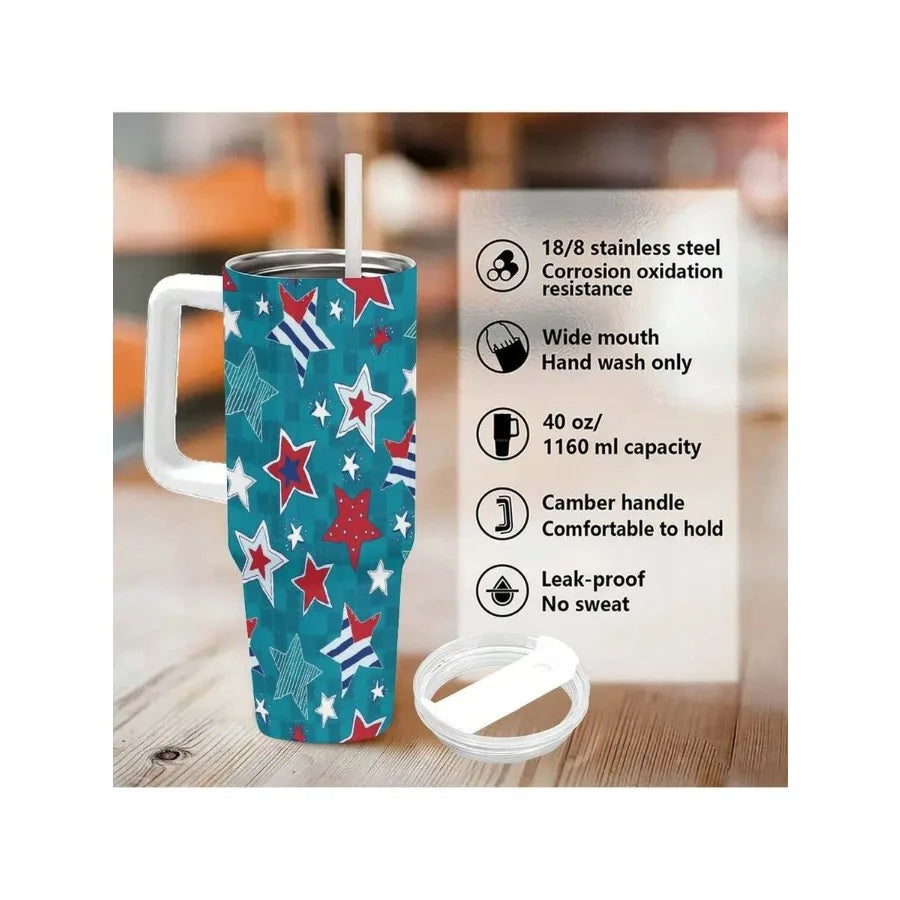 40oz Stainless Steel Tumbler - Double Wall Insulated Travel Mug