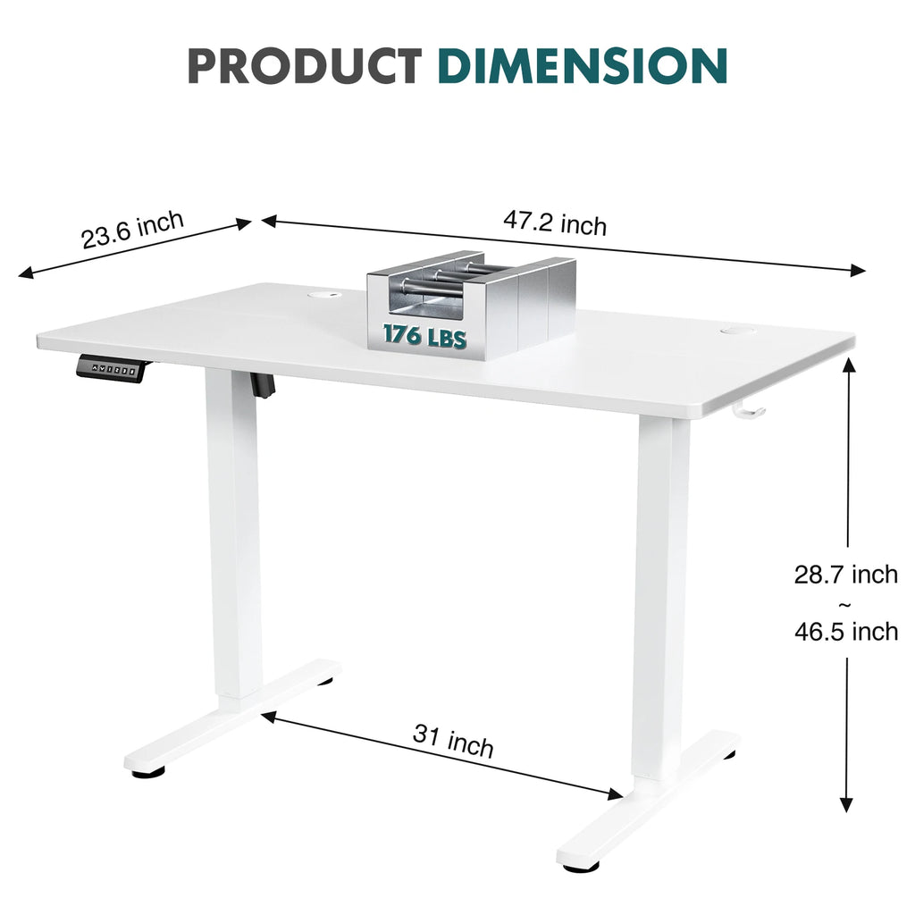 55x24 Inch Electric Office Computer Desk