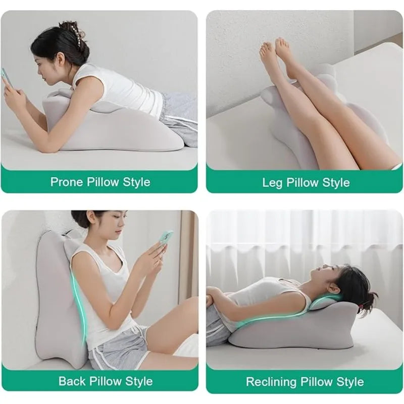 Adjustable Headrest Reading Pillow for Bed Adults