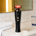Three in one red light facial and neck beauty device,