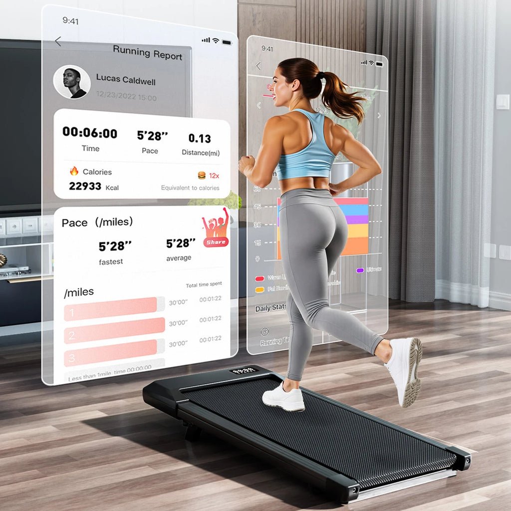 Quiet Walking Pad, Portable, 300LB Exercise Walking Pad