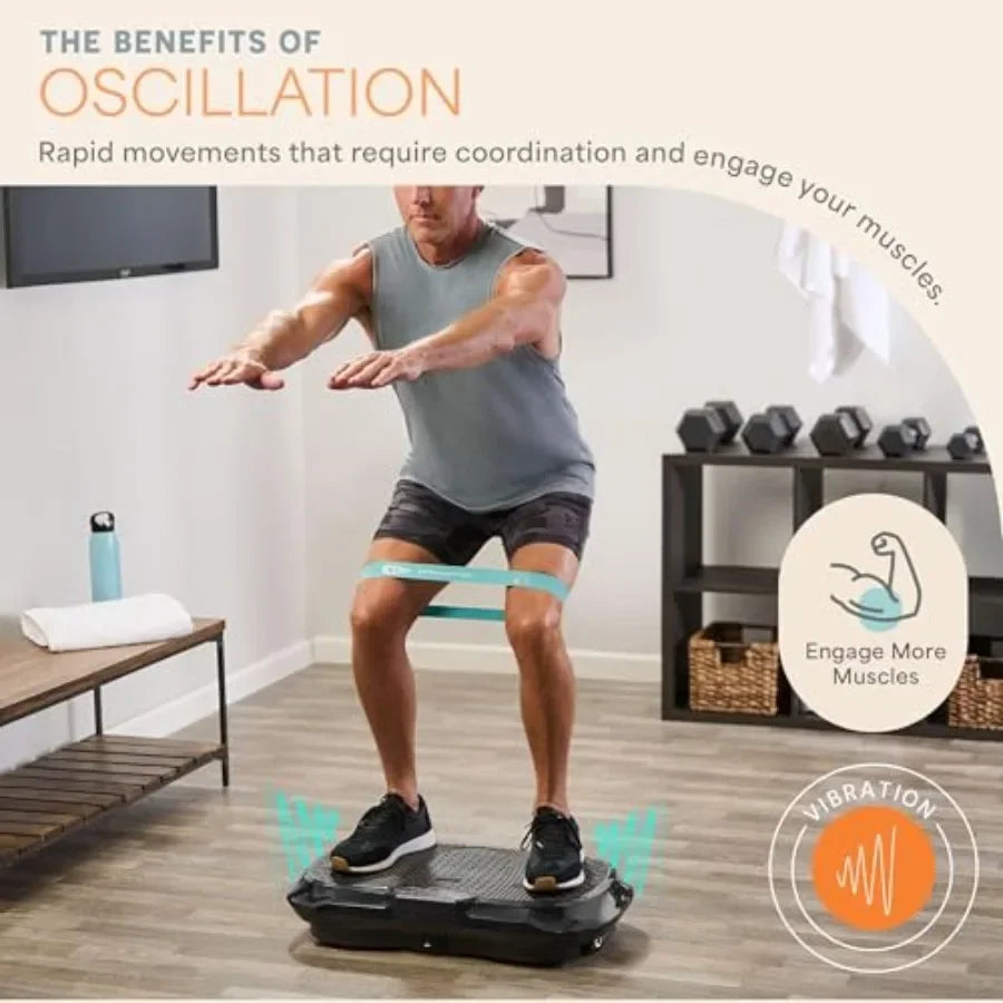 Waver Vibration Plate Exercise Machine High-Intensity