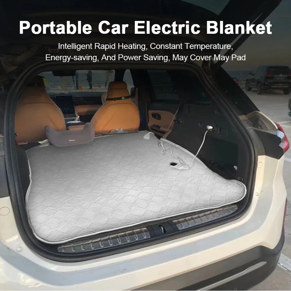 12V Car Electric Heating Blanket Plush