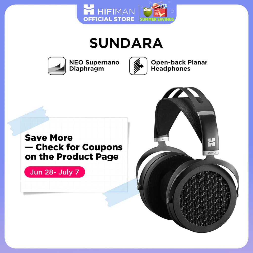 Over-Ear Full-Size Planar Magnetic Headphones (Black) with High Fidelity Design Metal Casing