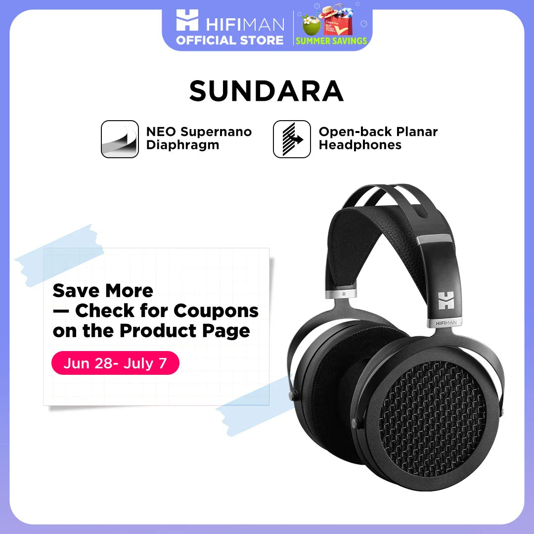 Over-Ear Full-Size Planar Magnetic Headphones (Black) with High Fidelity Design Metal Casing