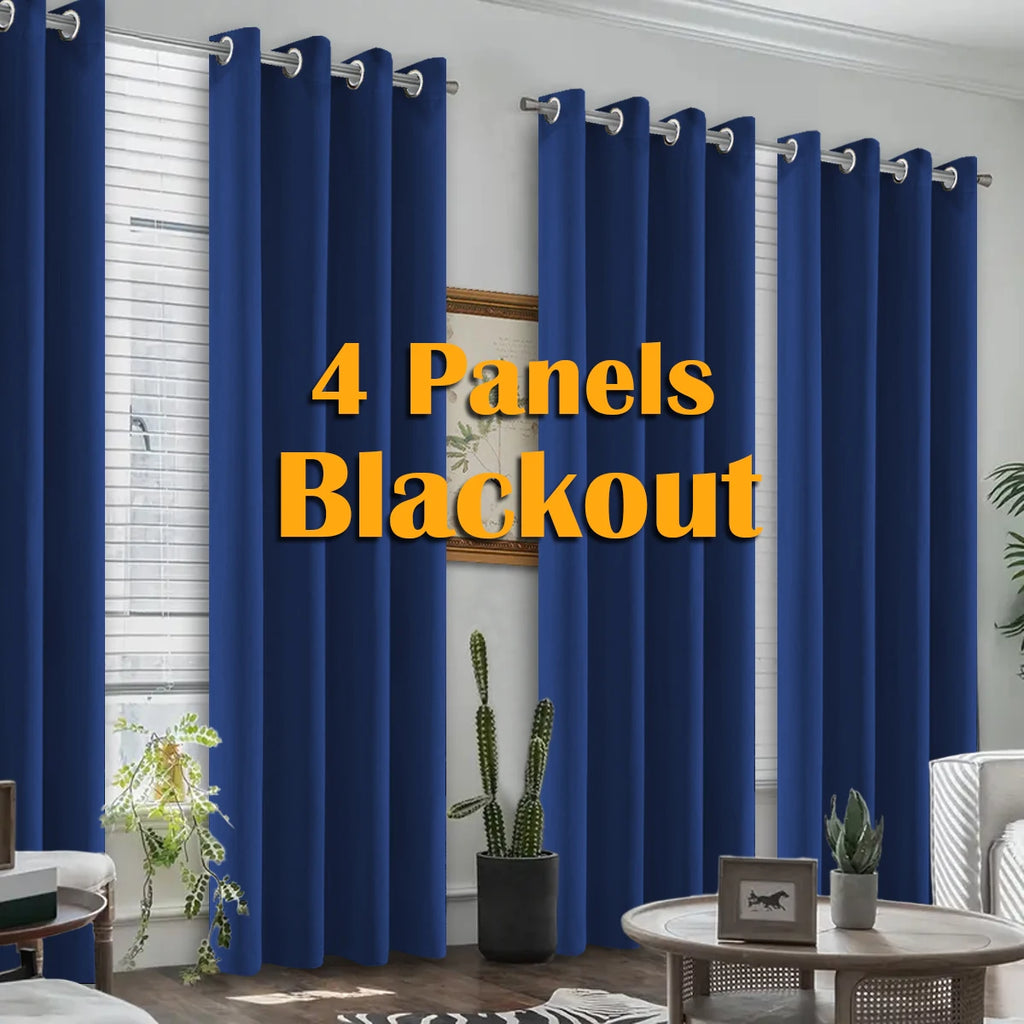 4 PCS Blackout Curtains