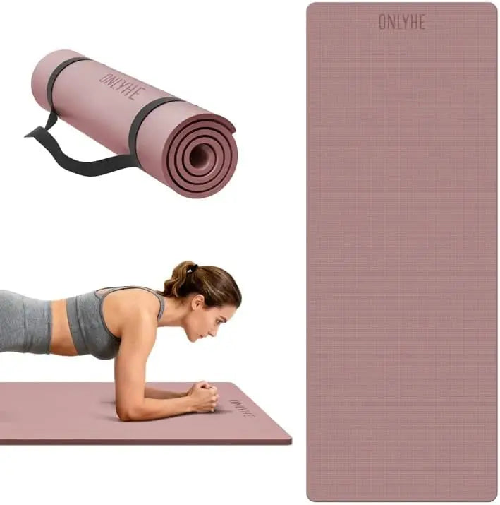 Extra Thick 8mm Yoga Mat, 72x26 inches,