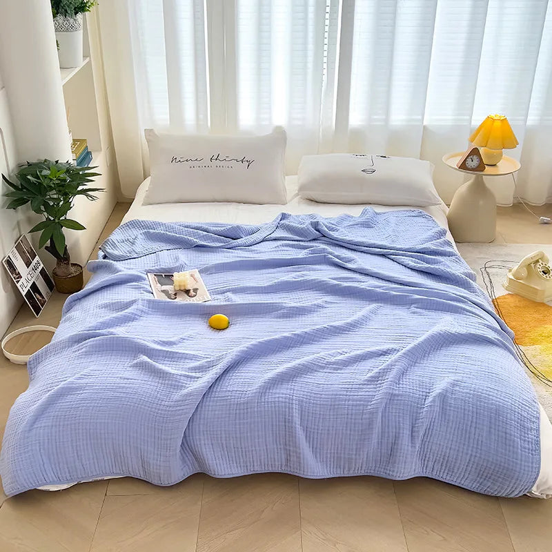 Japan Cotton Muslin Blanket Natural Summer Cool